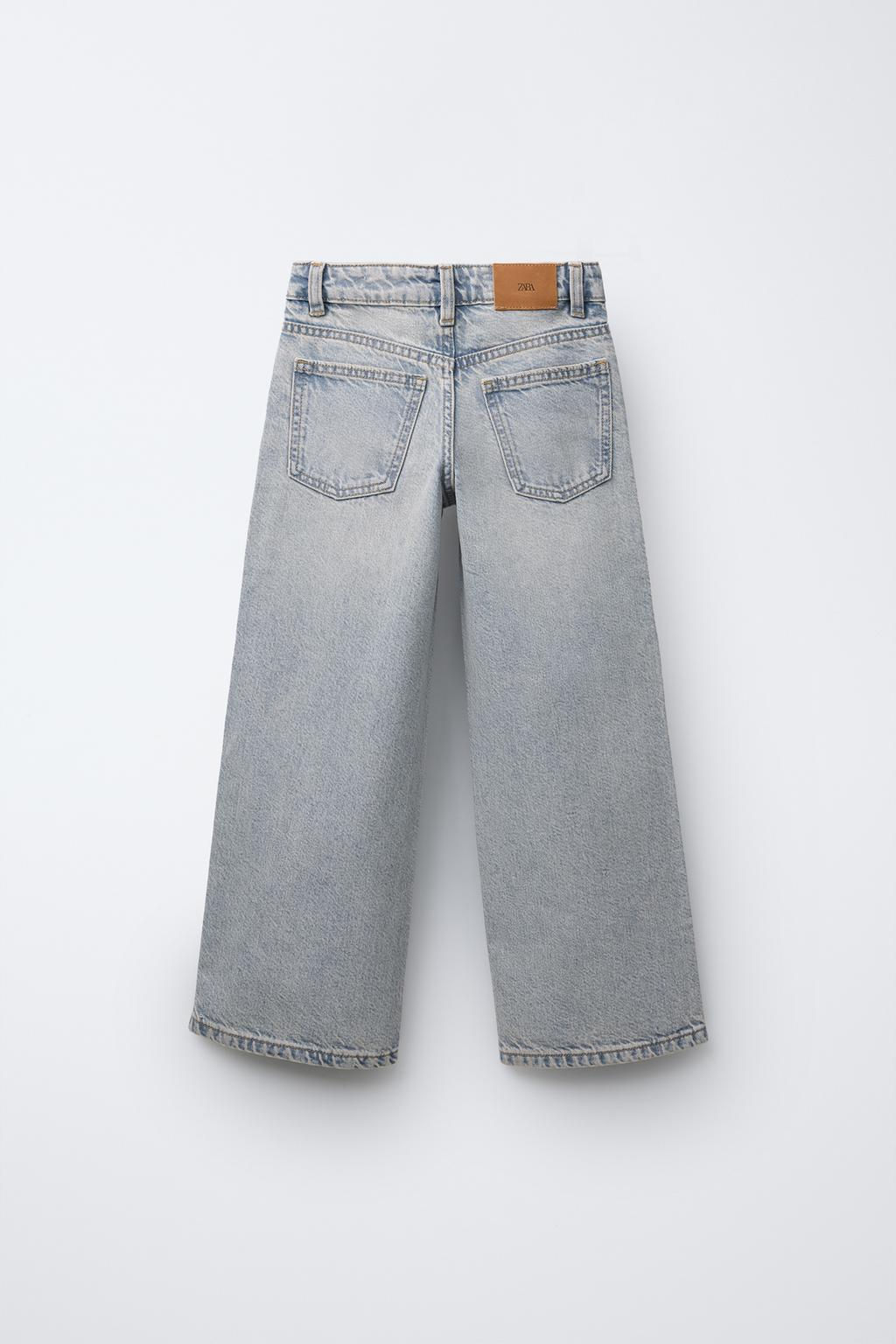 FADED WIDE-LEG JEANS - Zara фото 2