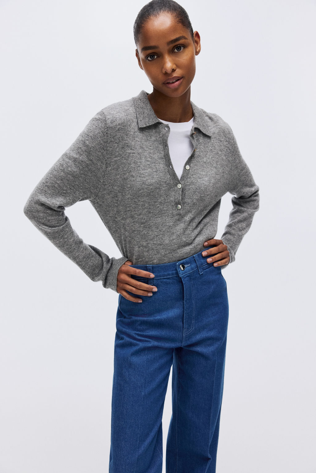 Straight High Jeans - H&m фото 5