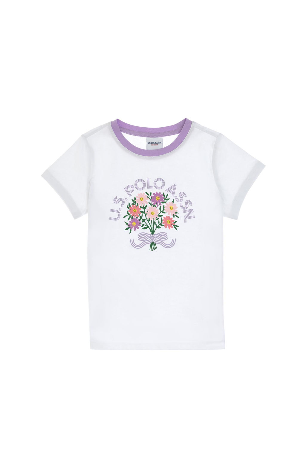 K_z _ocuk Beyaz Ti__rt Sepette S_rpriz _ndirim - U.s. polo assn фото 2