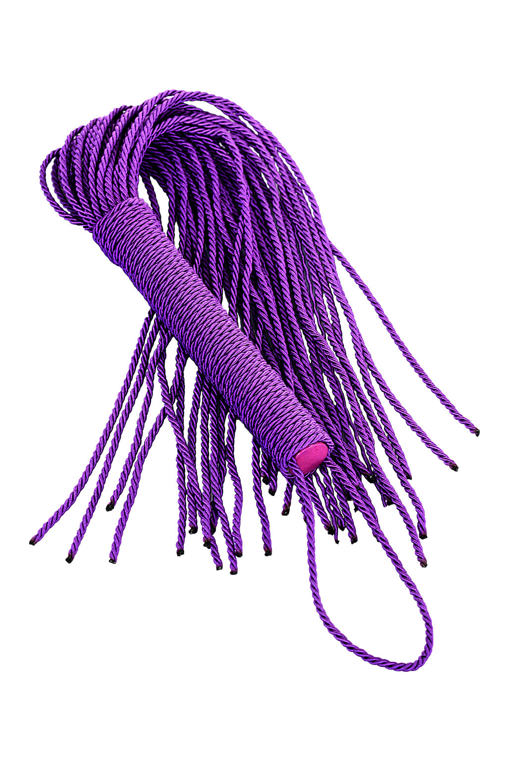 Флоггер из веревки TOYFA Theatre, текстиль, фиолетовый, 48,5 см