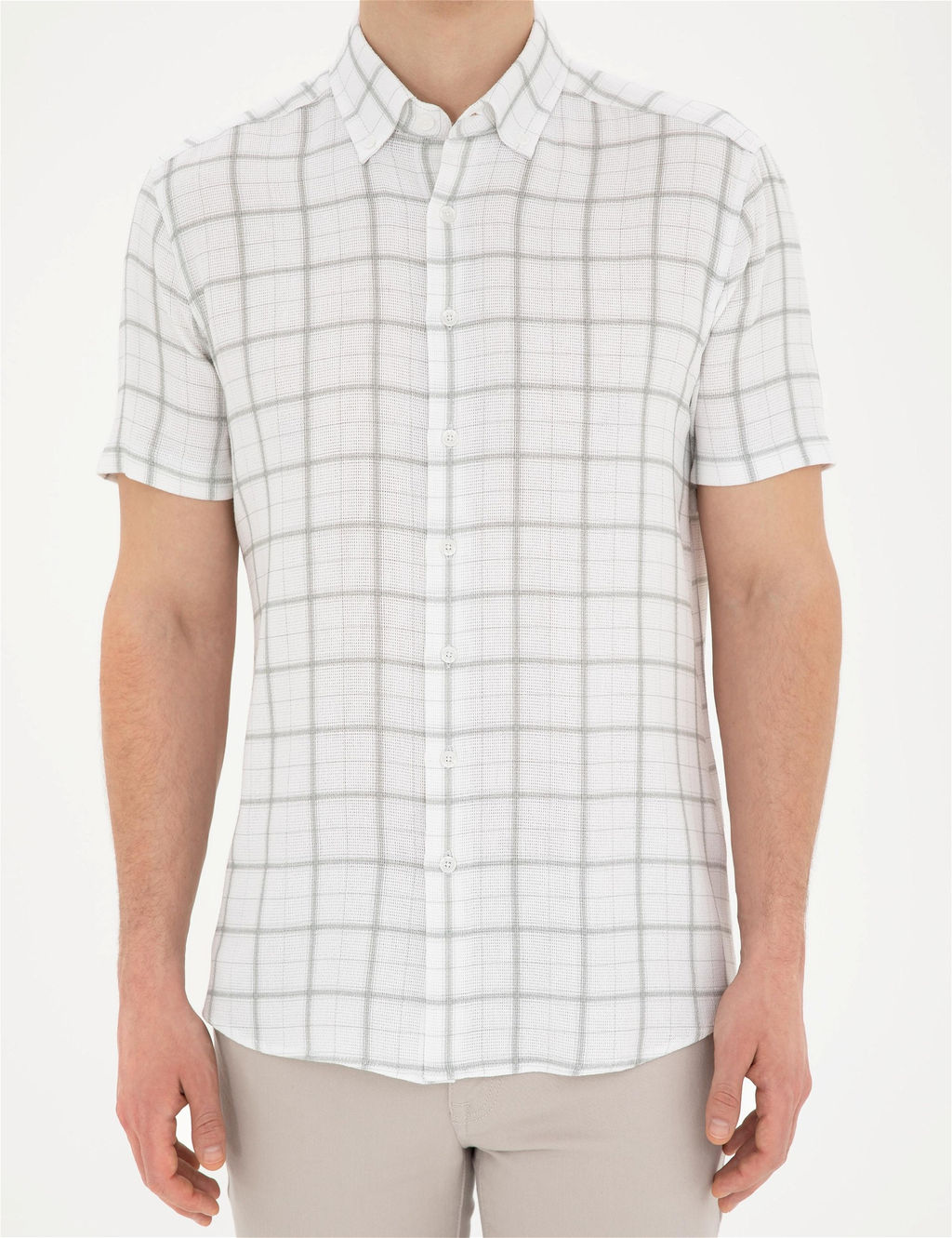 Ye_il Regular Fit K_sa Kollu G_mlek - Pierre cardin фото 6