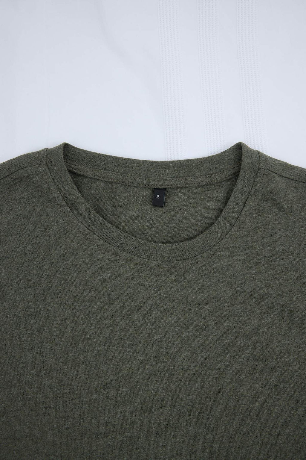 Haki Regular/Normal Kesim Alt Cizgili Orme Pijama Tak?m? TMNSS26PT00036