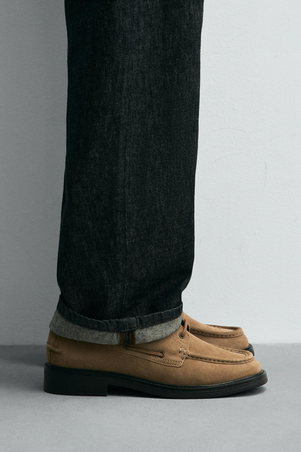 LEATHER SMART DECK SHOES - Zara фото 3