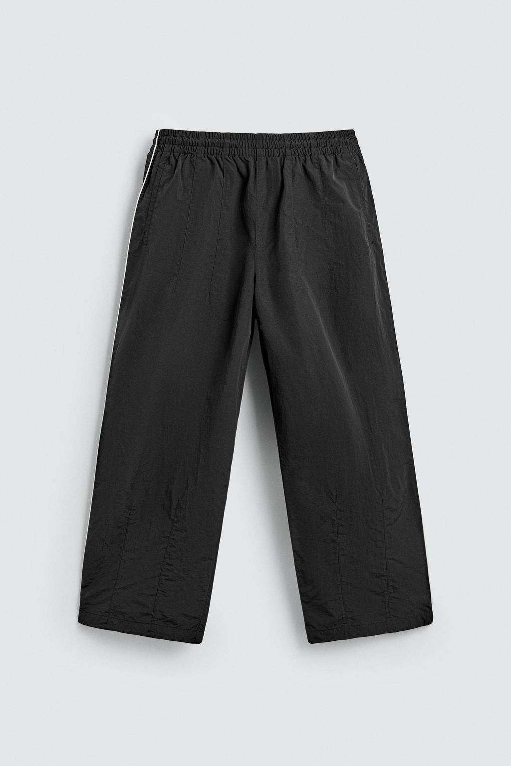 PANTAL?N JOGGER T?CNICO BANDAS CONTRASTE / Negro - Zara фото 7