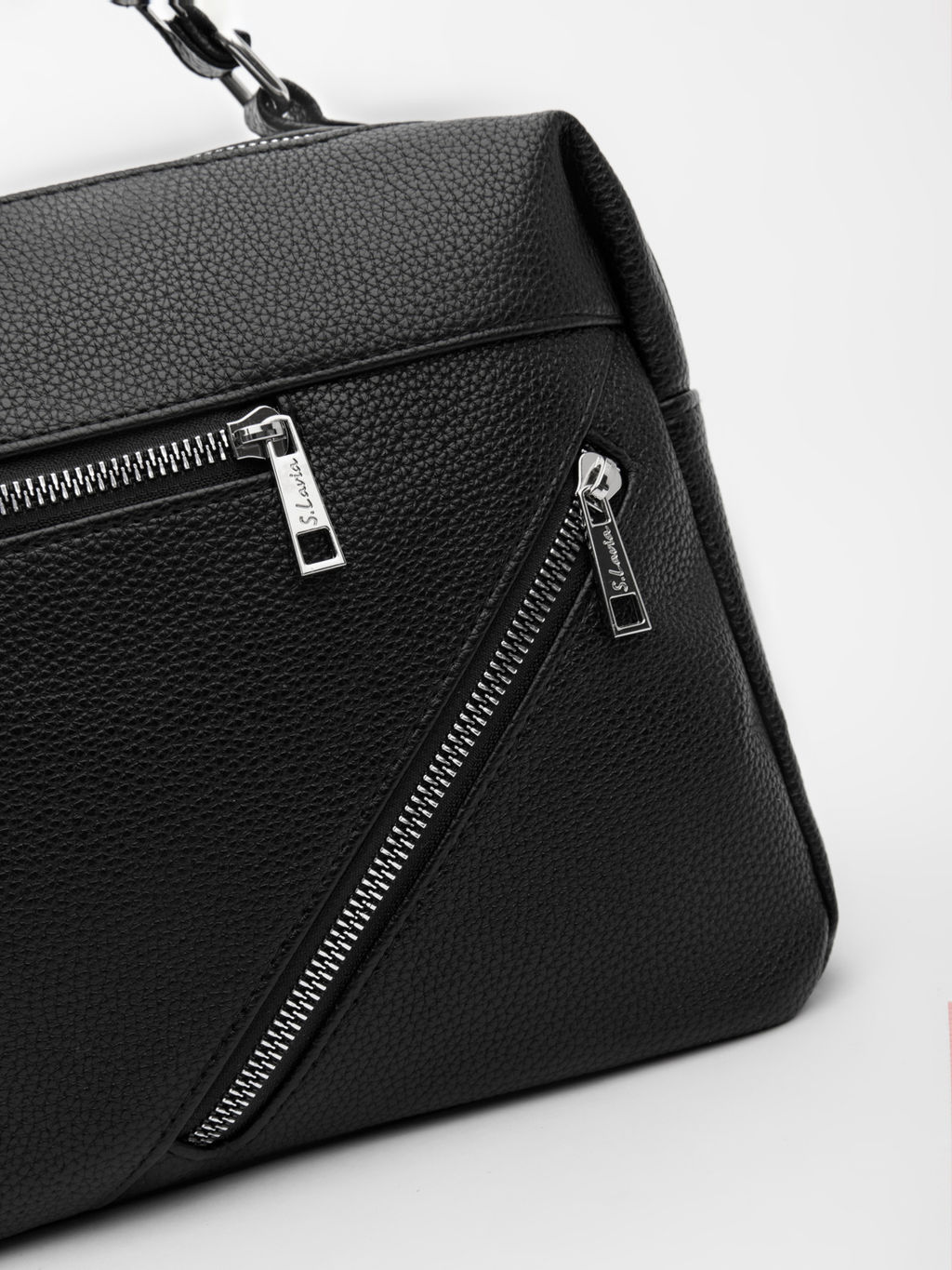 Чёрный саквояж S.Lavia  фото 6