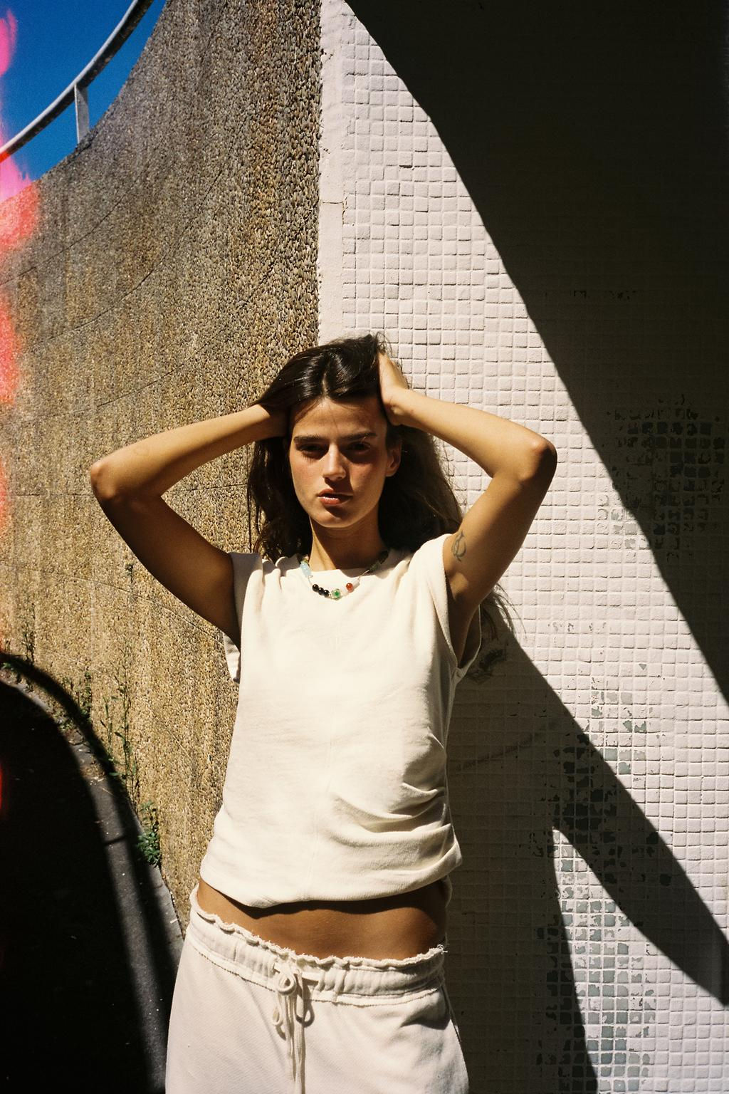 RUSTIC GATHERED TOP - Zara фото 2