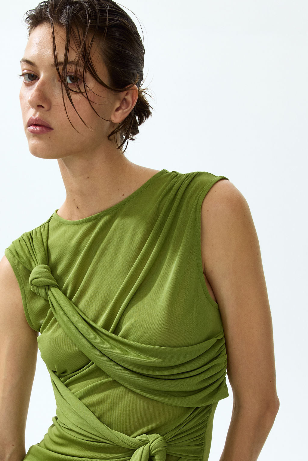 Top con paneles drapeados - H&m фото 3