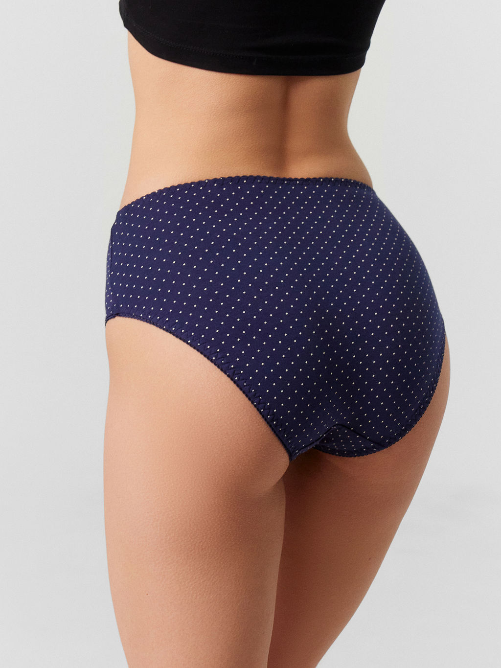 Цена за 2 штуки! Трусы макси женские синие в наборе, 3 шт - Mark formelle фото 4