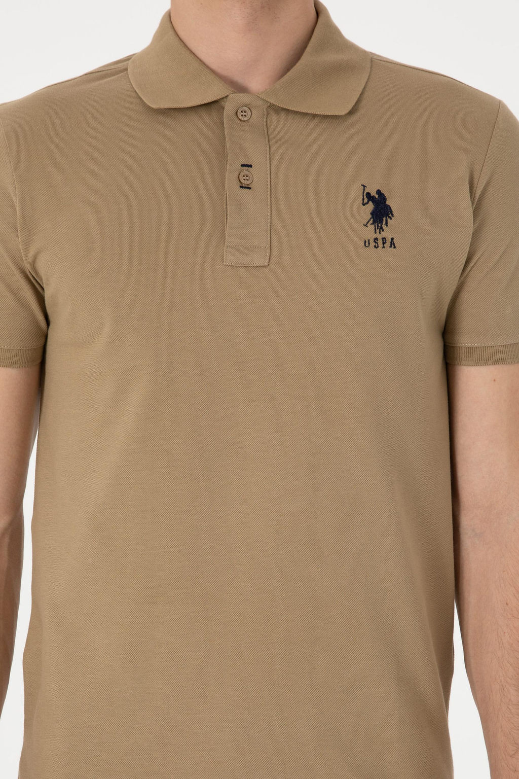Erkek Slim Fit Polo Yaka Haki Basic Ti__rt Sepette S_rpriz _ndirim - U.s. polo assn фото 6