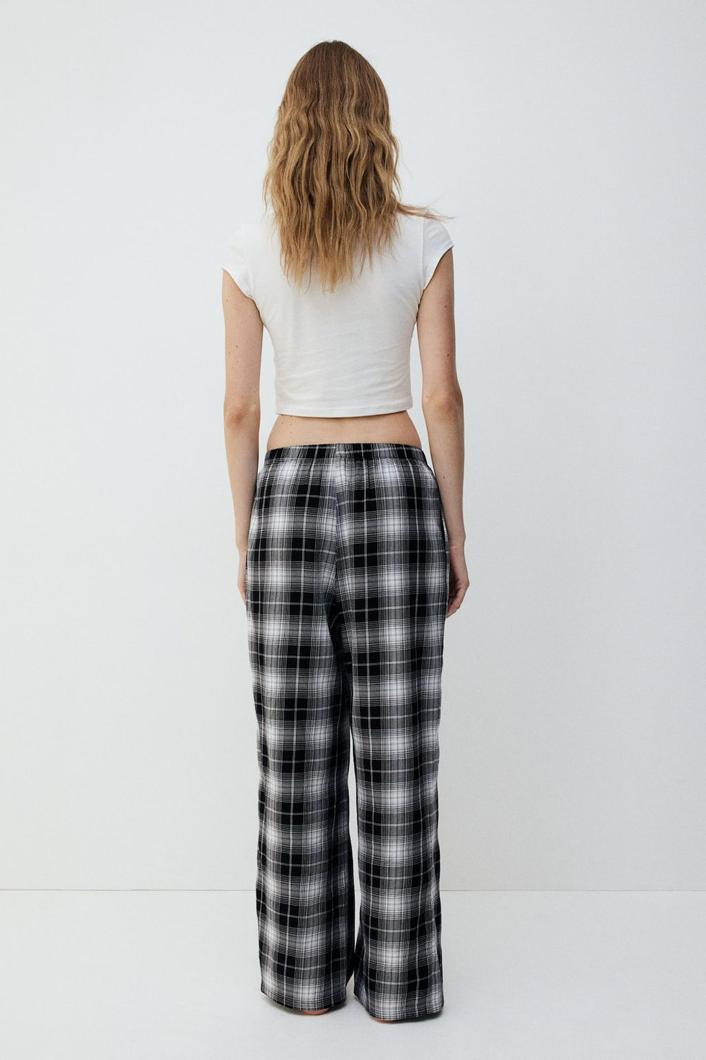 Pantalon de pijama en franela de algodon - H&m фото 3