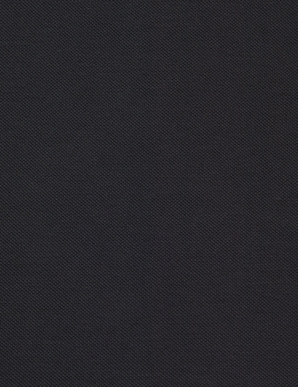 Siyah Slim Fit %100 Pamuk K_vr_lmaz Fermuarl_ Polo Yaka Basic Ti__rt