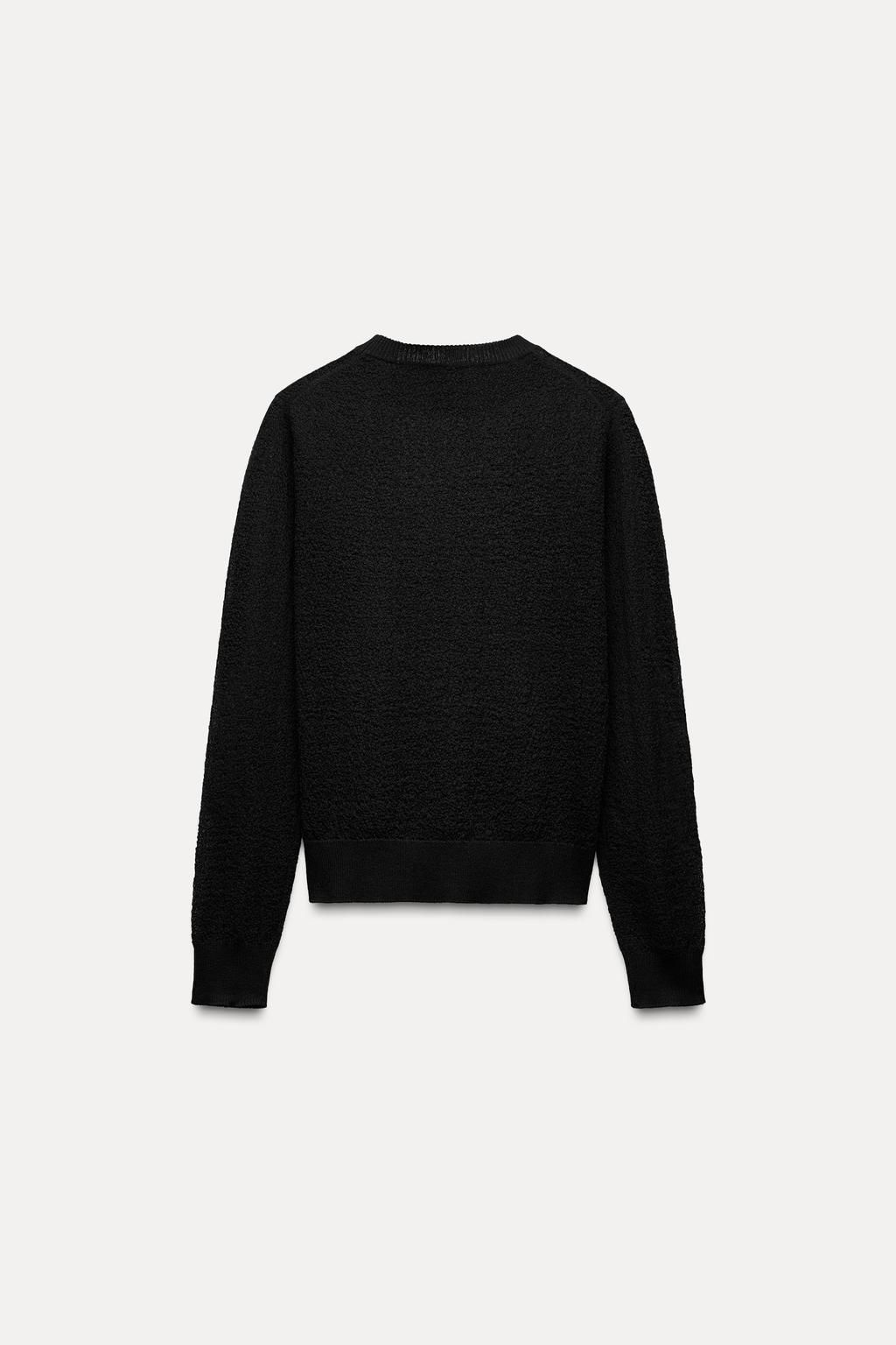FINE KNIT SEMI-SHEER SWEATER - Zara фото 5