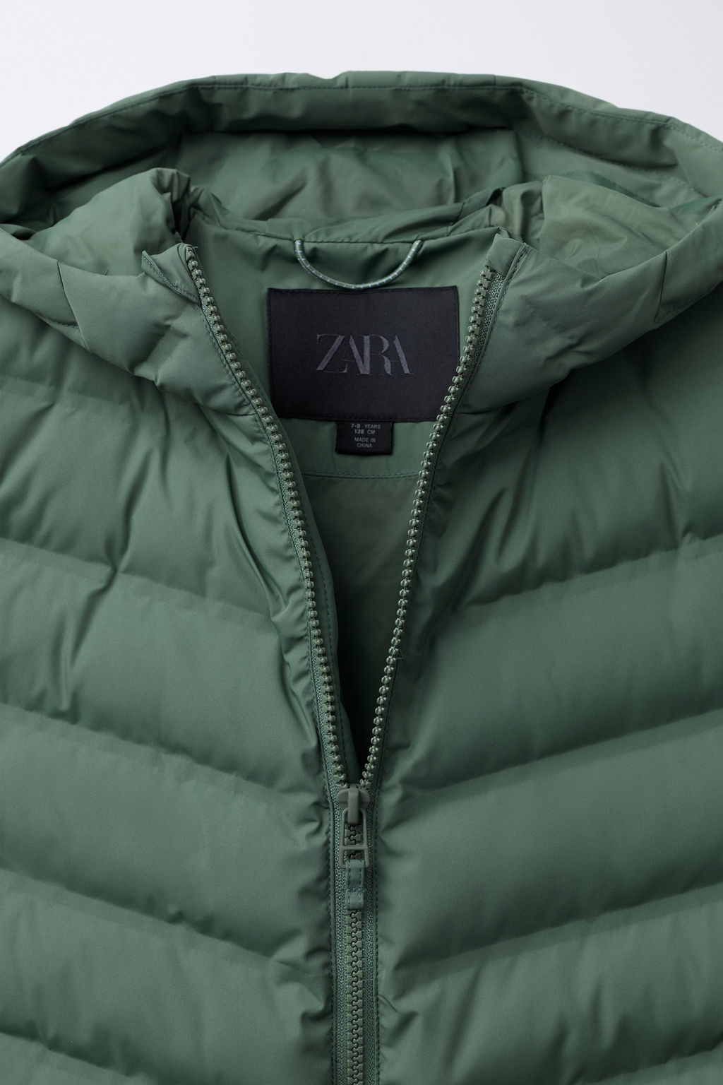 CHALECO ULTRALIGERO CAPUCHA WATER REPELLENT / Khaki claro - Zara фото 5