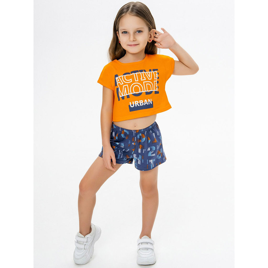 Комплект футболка кулирка, шорты кулирка с лайкрой 7038100102 - Youlala фото 10