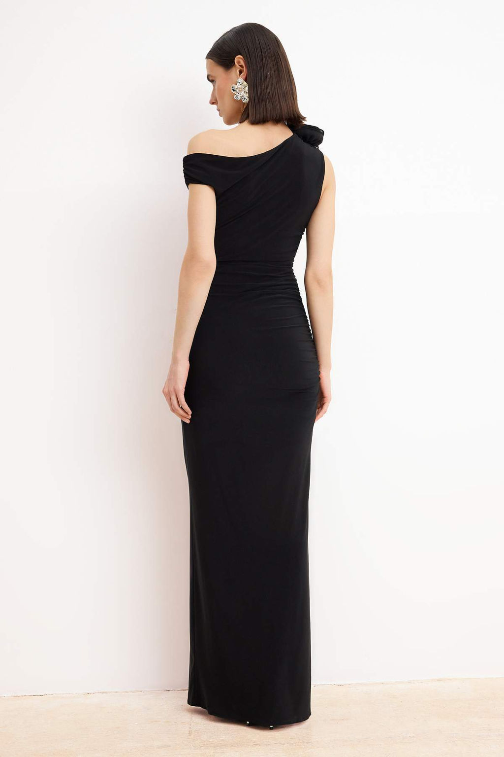 K?rm?z? Duz Orme Sandy Maxi Abiye & Mezuniyet Elbisesi - Trendyolmilla фото 8