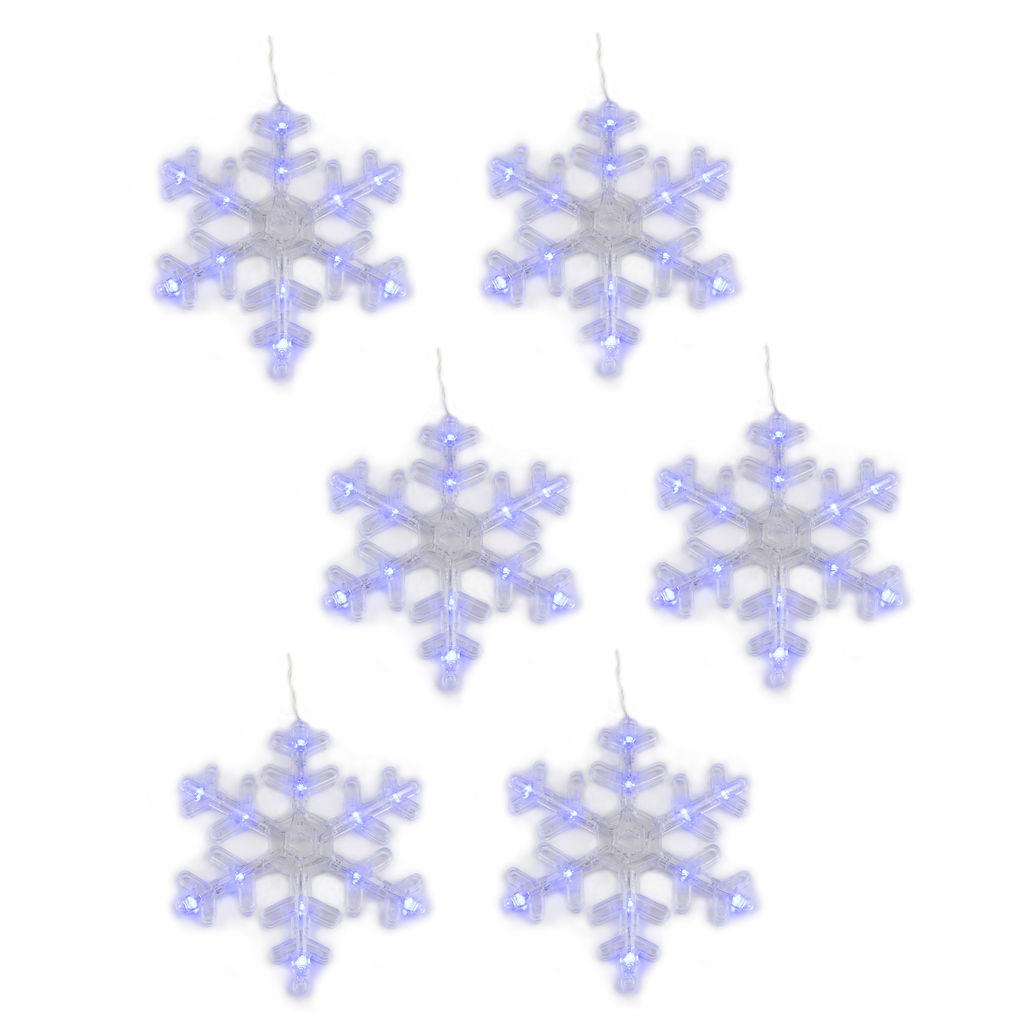 ULD-E1503-072/DTA BLUE IP20 SNOWFLAKES-3 Занавес фигурный светодиодный, 1,5х0,3м. 72 светодиода. Синий свет. Провод прозрачный. TM Uniel