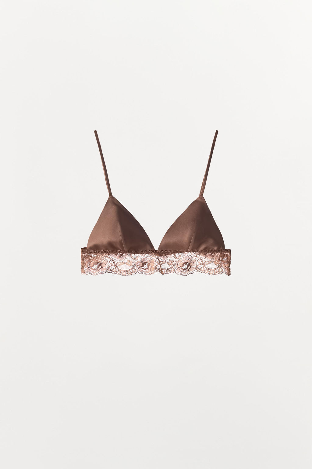 BRALETTE WITH POLYAMIDE LACE - Zara фото 8
