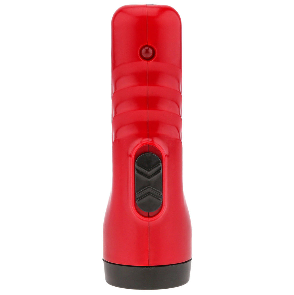 Фонарь ручной 10,7х3,4х3,8см, 2 режима свечения: максимальный; боковой на панеле корпуса, две светодиодные лампы 1Вт/COB, встроенный аккумулятор емкостью 800 мАч, пластиковый корпус, цвет - красно-черный, с USB зарядкой, USB-кабель длиной 28см в комп - Домашняя мода фото 3