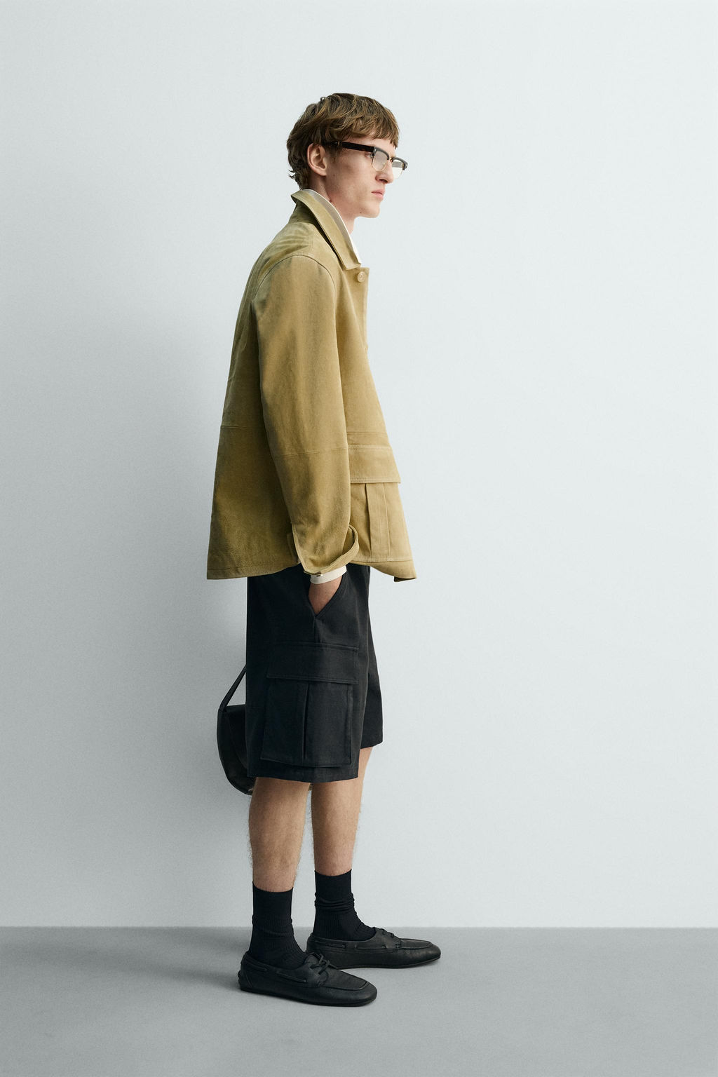 LIMITED EDITION RELAXED FIT CARGO BERMUDA SHORTS - Zara фото 4