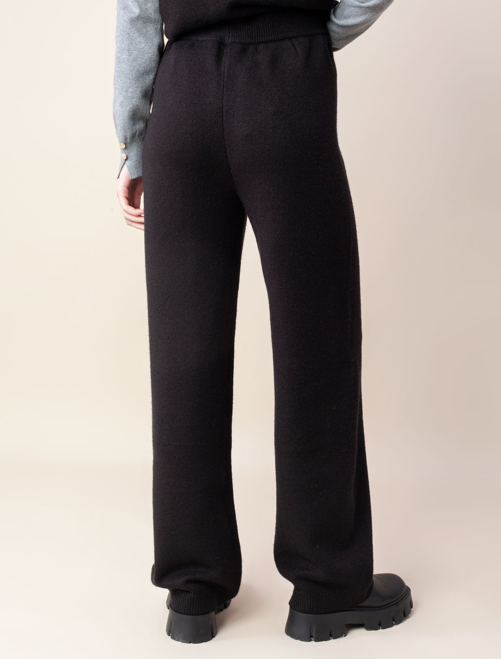 VILATTE / Брюки на резинке из пряжи с кашемиром  фото 3