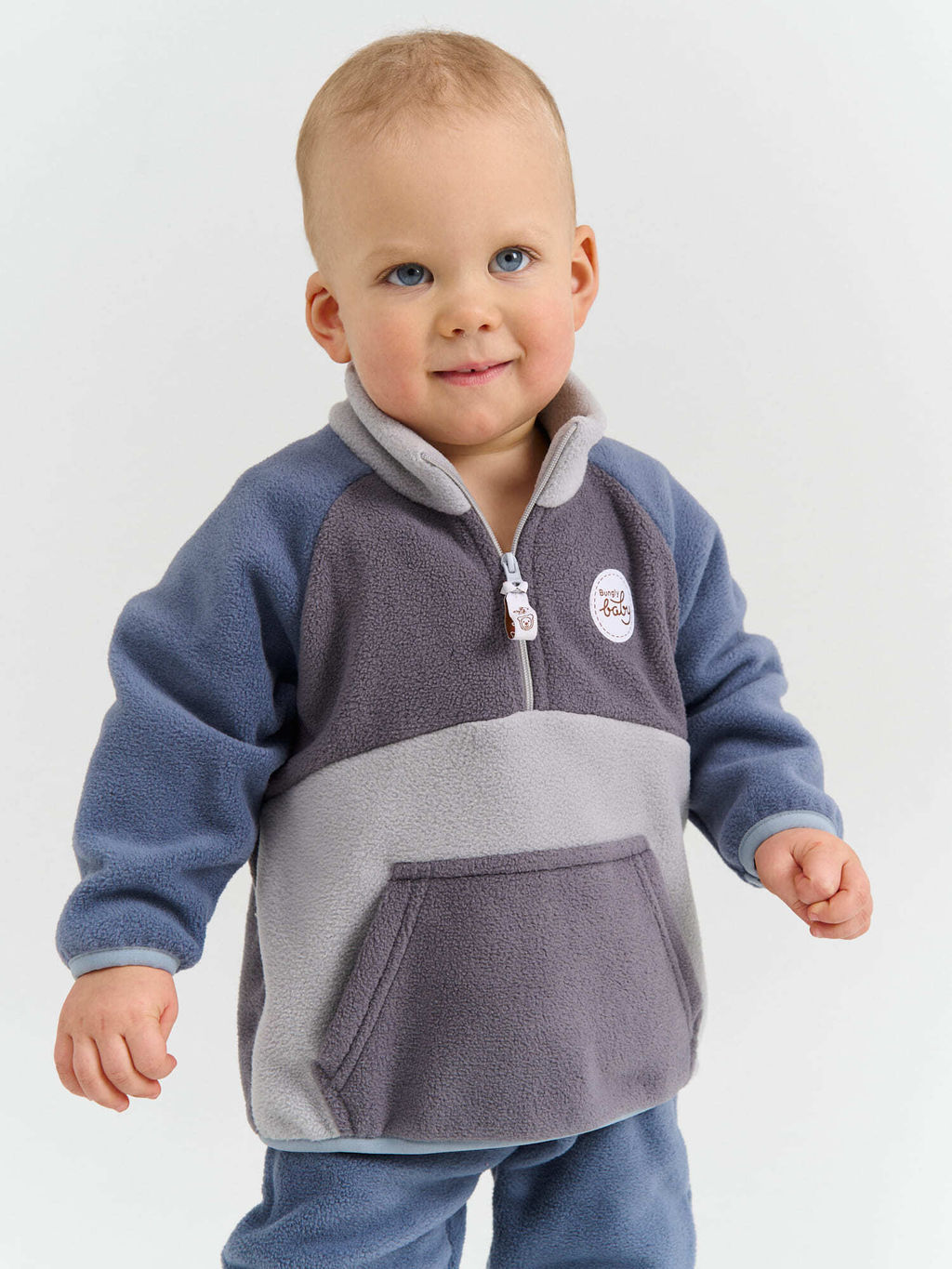 Костюм флисовый Колор блок Гроза 0+ - Bungly фото 8