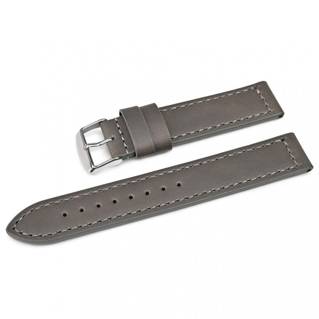 Ремешок натуральная кожа C22-18grey-XL