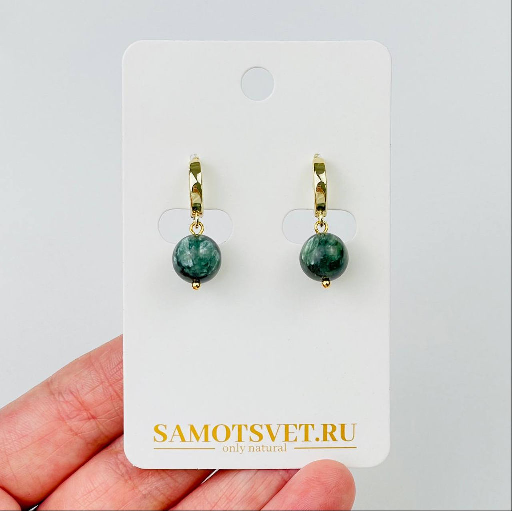 Серьги из Серафинита
