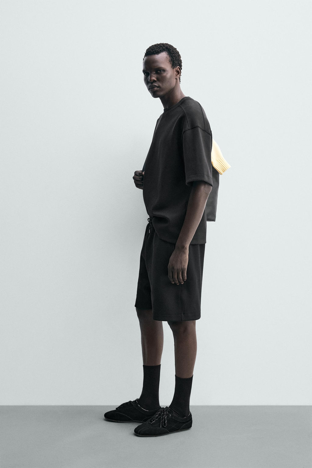 TECHNICAL QUARTER-ZIP SWEATSHIRT - Zara фото 12