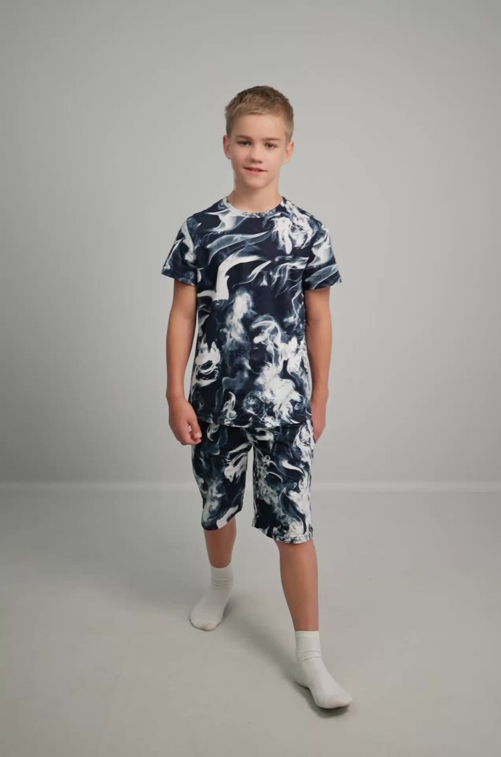 Хлопковый костюм для мальчика Happyfox