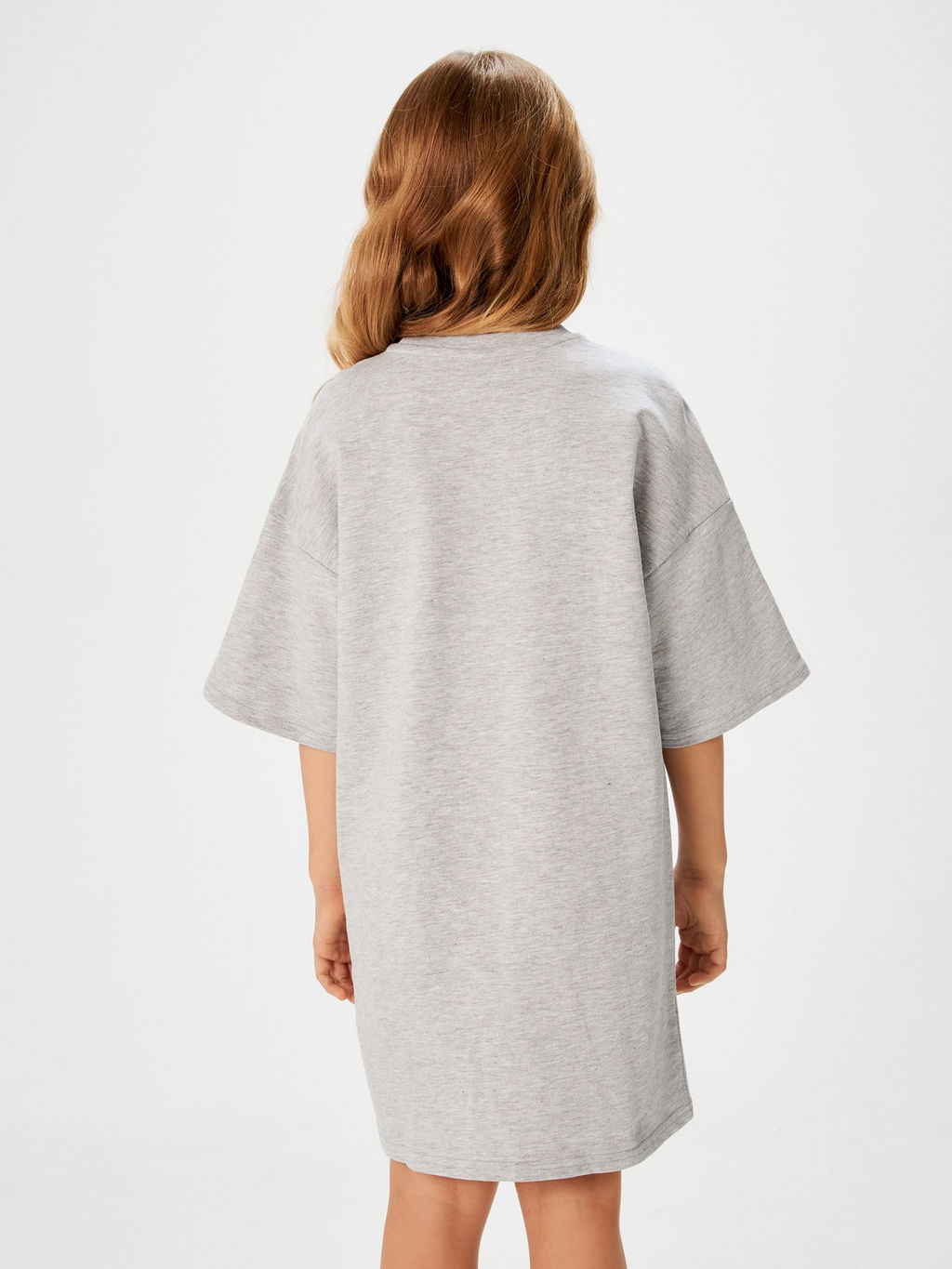 ACOOLA / Платье детское для девочек Bird серый меланж фото 4
