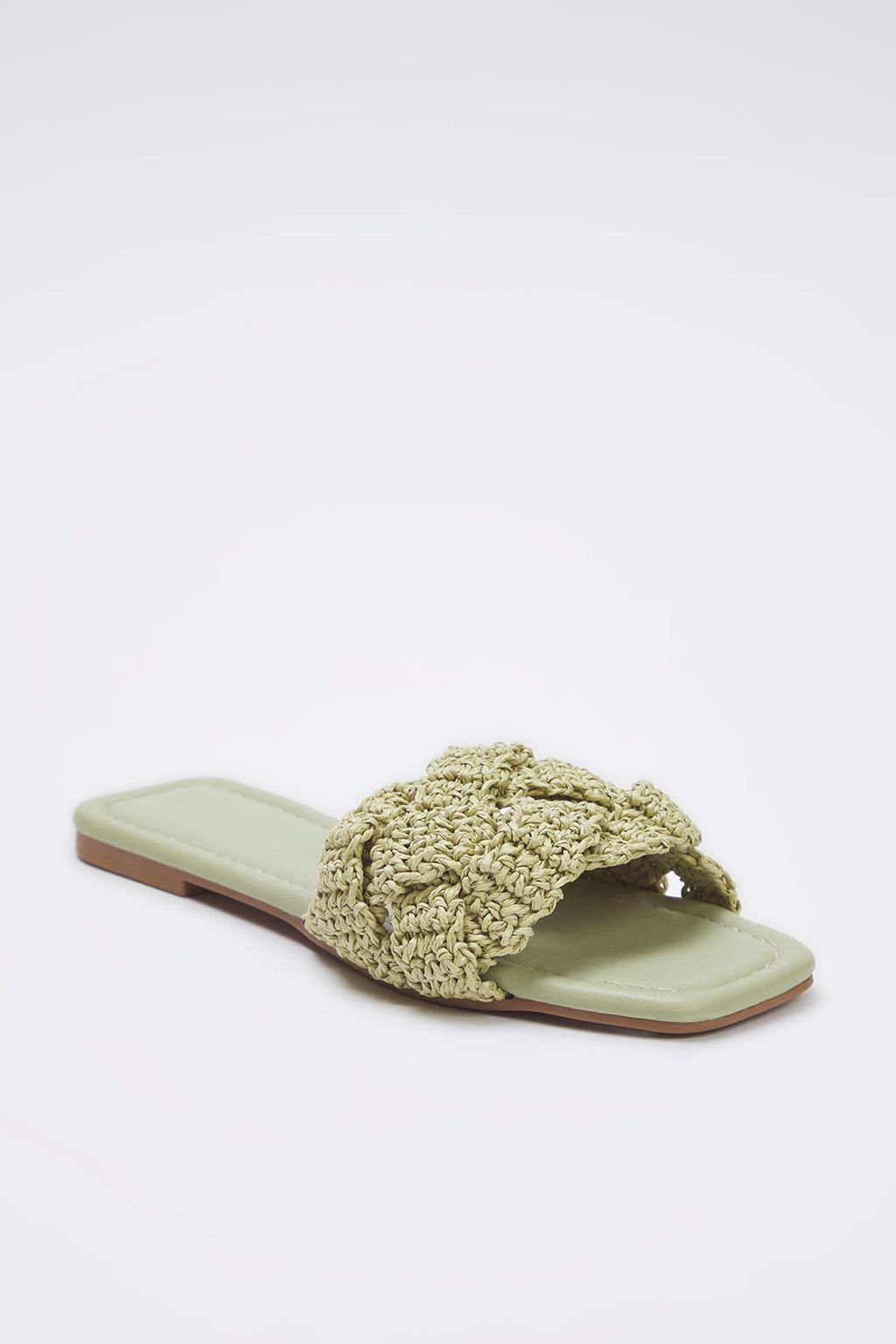 Trendyol Shoes Taba Orgu Kad?n Has?r Terlik TAKSS25TE00030 - Trendyolmilla фото 26