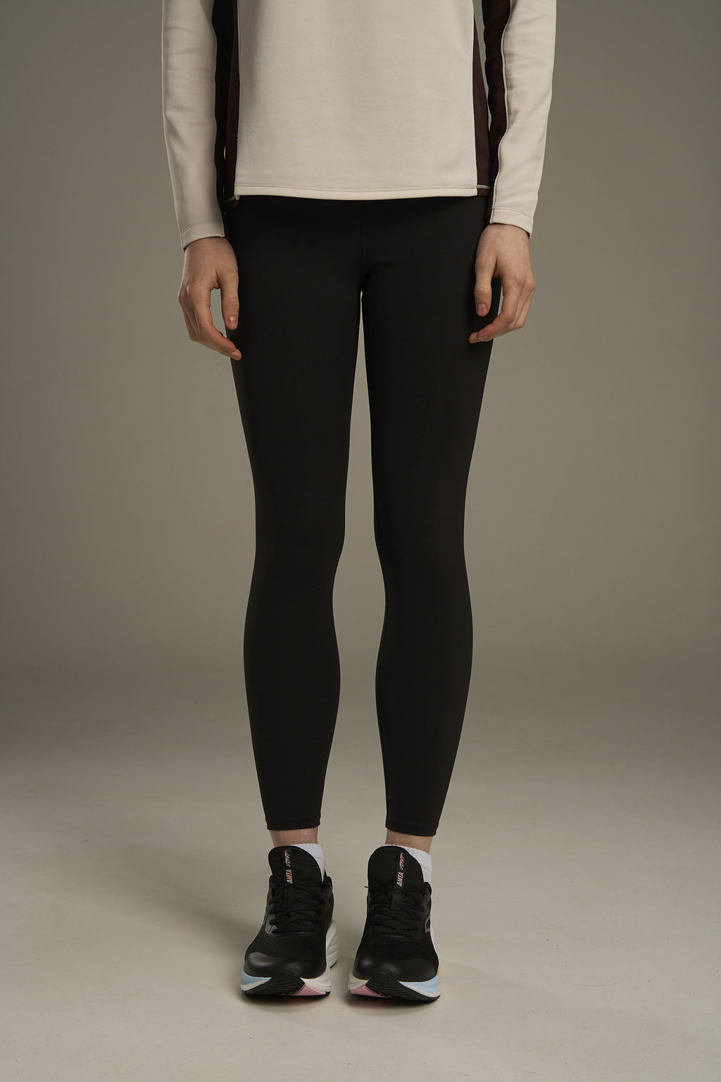 Тайтсы Черный ANTA RUNNING Tight Pants