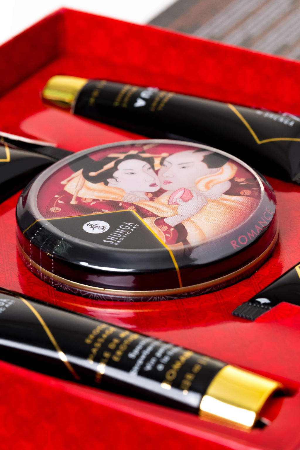 Набор Shunga Секрет Гейши (Geishas Secret), клубника и шампанское