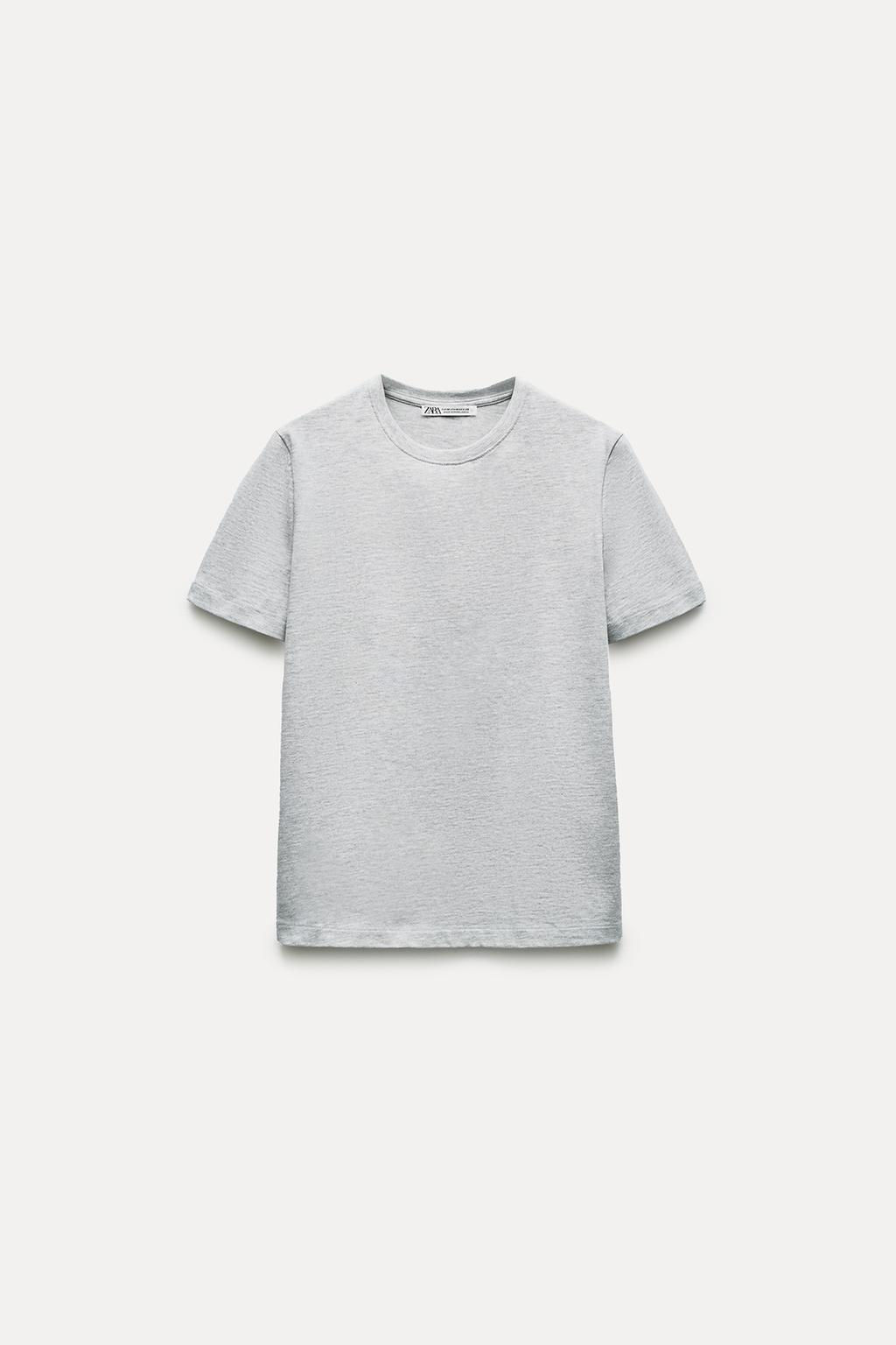 HEAVY COTTON T-SHIRT - Zara фото 25