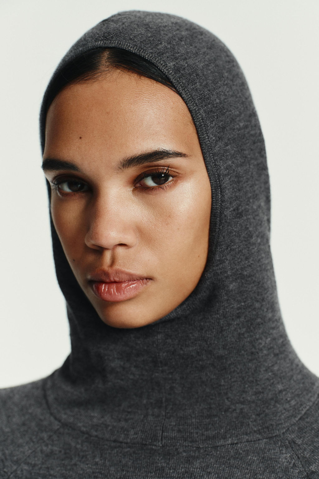 HOODIE KNIT MINI DRESS - Zara фото 7