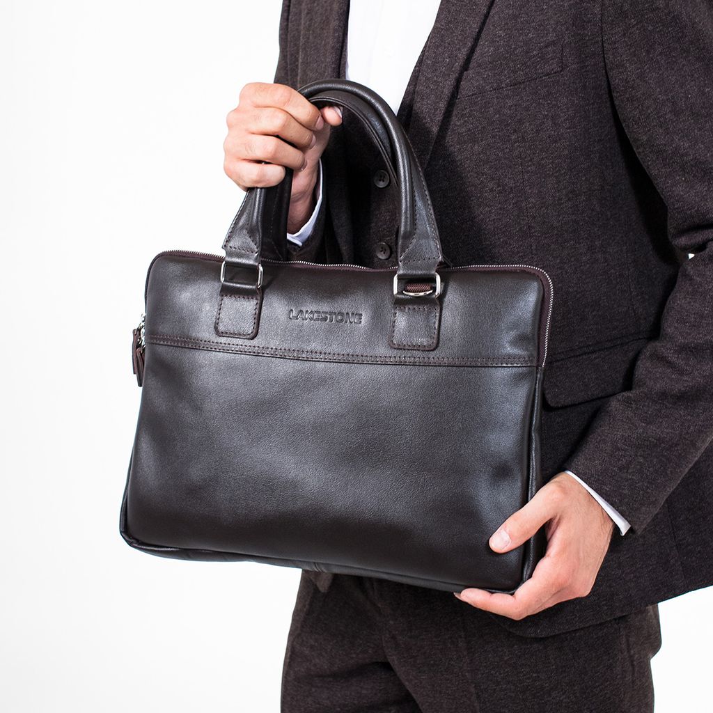 Деловая сумка для ноутбука Anson Black - Lakestone фото 41