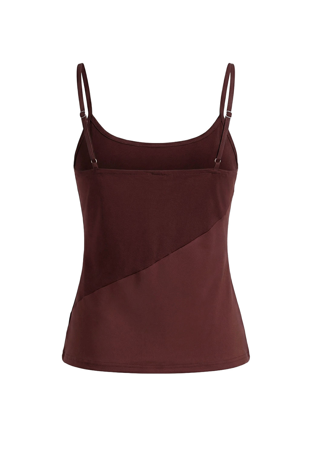 Limited Edition Kahverengi Hafif Degaje Yaka Saten Party Bluz TPRSS26BZ00018