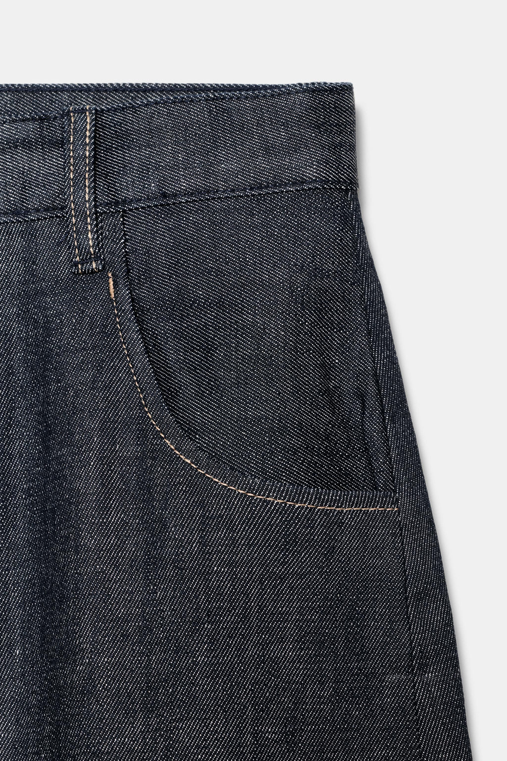 JEANS TRF BARREL TIRO ALTO / ?ndigo oscuro - Zara фото 6