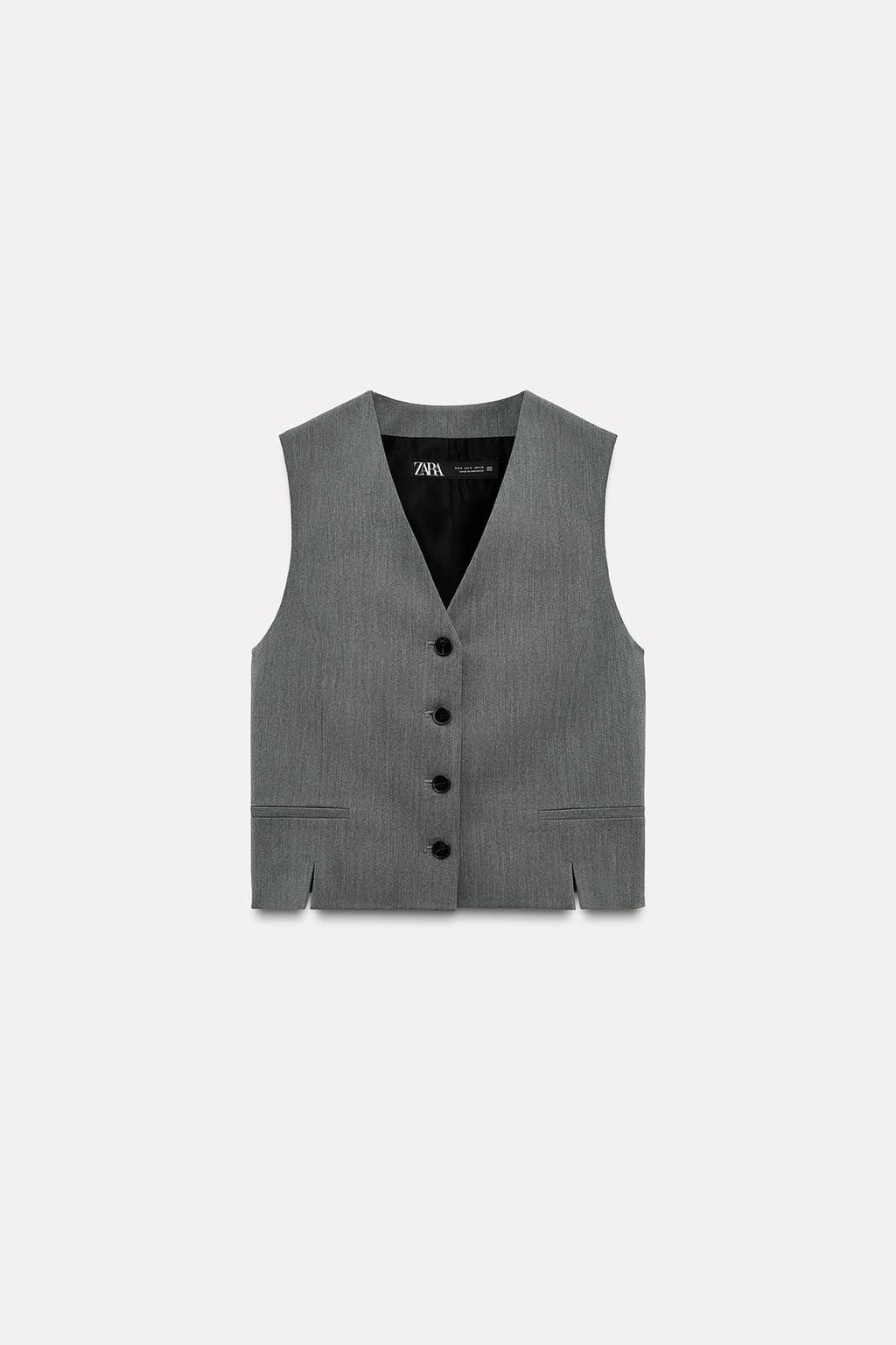 WAISTCOAT WITH VENTS - Zara фото 5