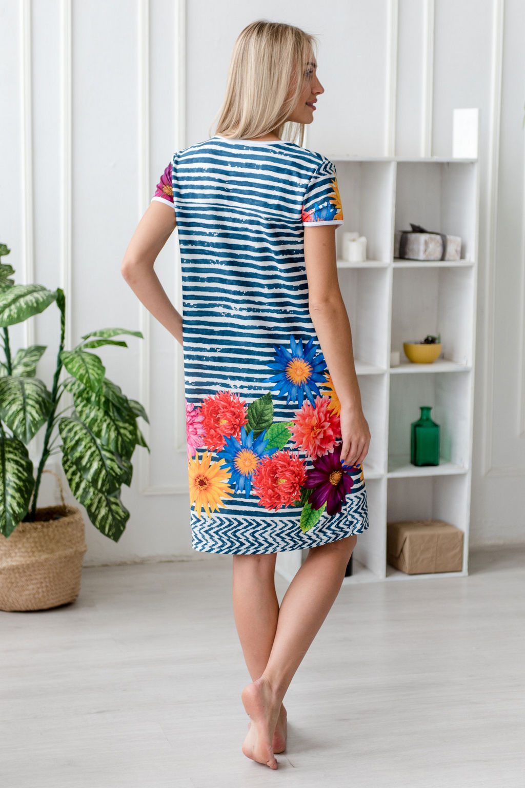 Халат женский из вискозы Есения с рукавом