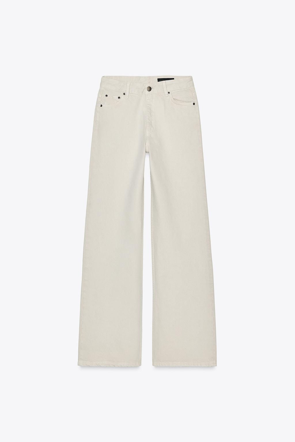 ZW COLLECTION WIDE-LEG MID-RISE JEANS - Zara фото 22