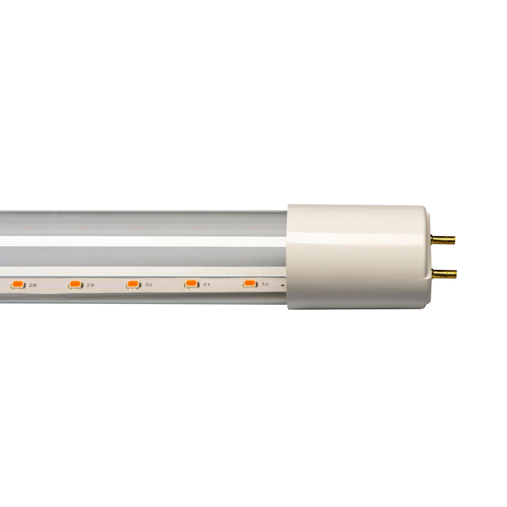 LED-T8-9W/SPSB/G13/CL PLP30WH Лампа светодиодная для растений. Форма "T8", прозрачная. Спектр для рассады и цветения. ТМ Uniel.