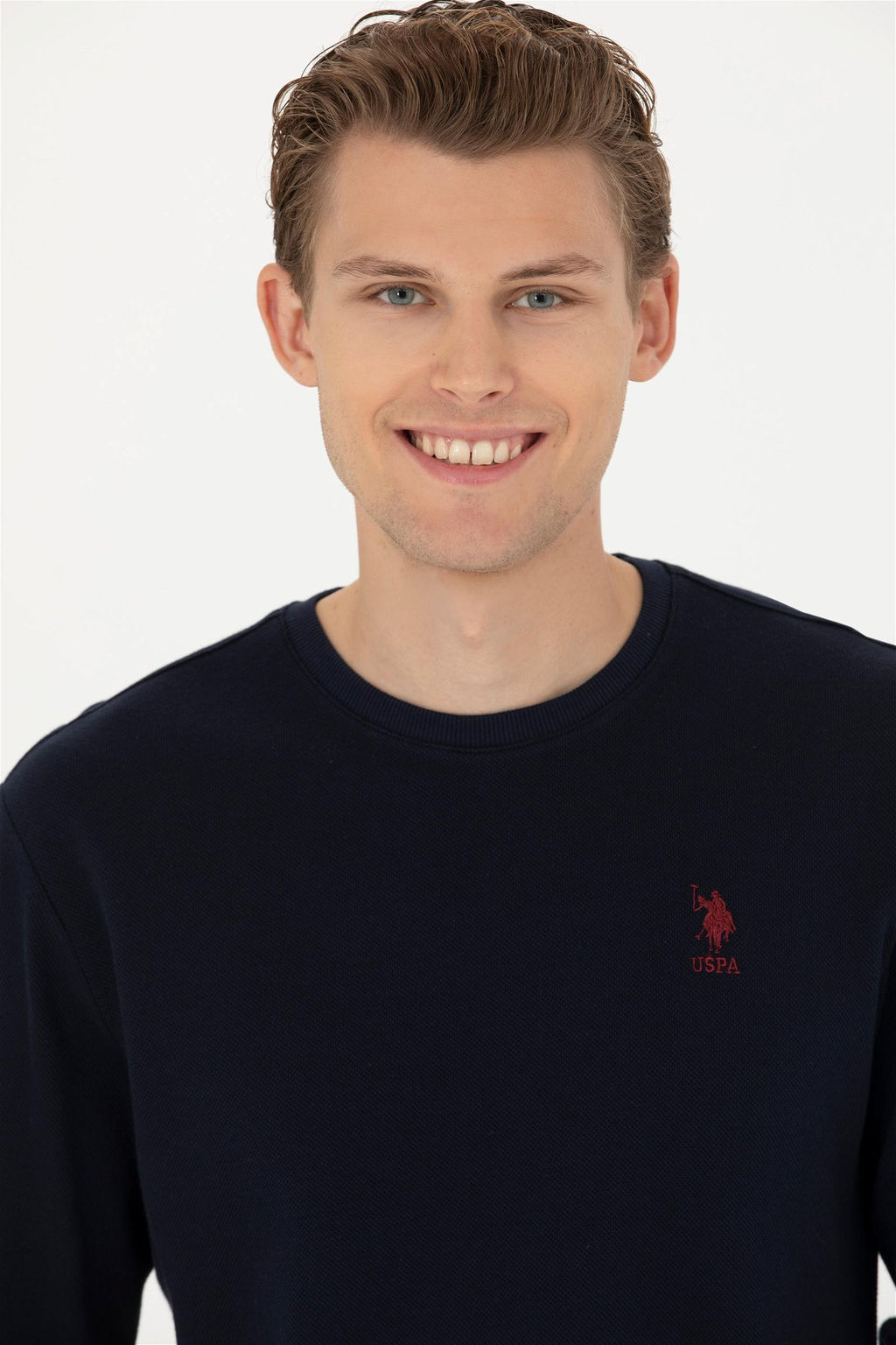 Мужская темно -синяя толстовка Неожиданная скидка в корзине - U.s. polo assn фото 2