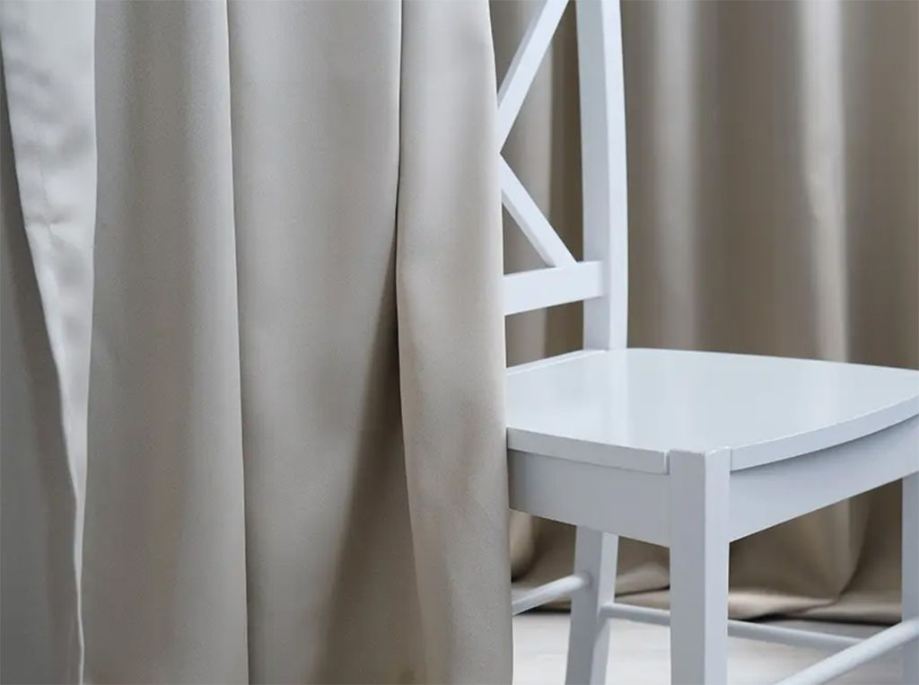 20ШС70-2-КВ Комплект штор цв 050302 270x145 - 2 шт. серо-бежевый - Текс-дизайн фото 2