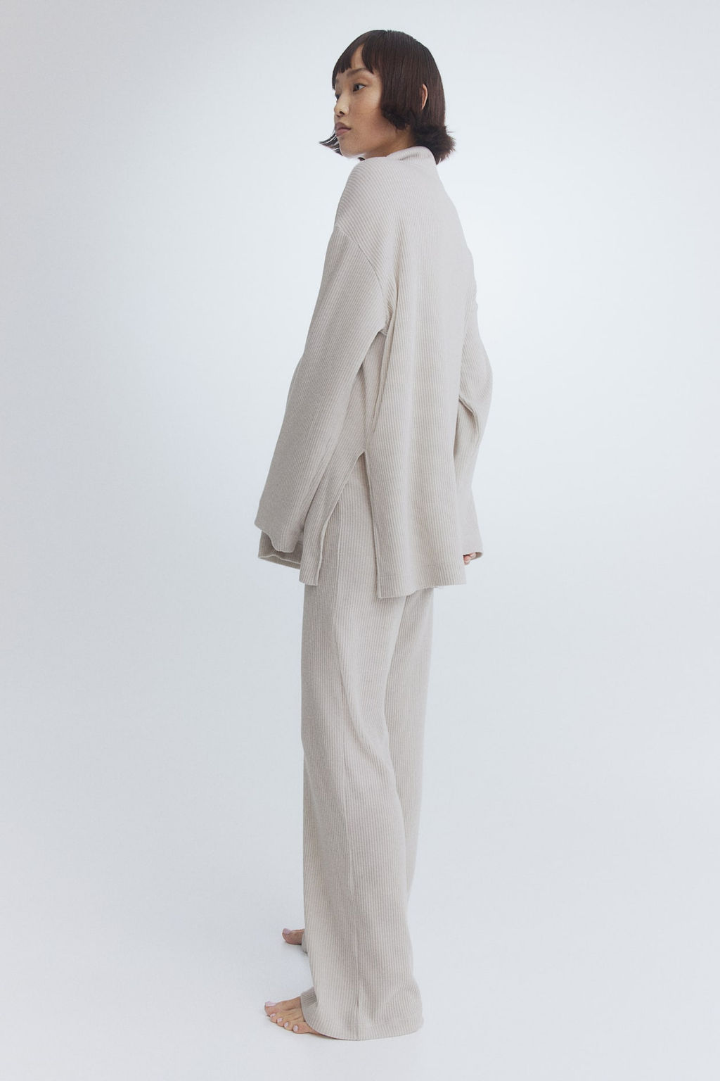 MAMA Pantalon en punto de canale Before & After - H&m фото 4