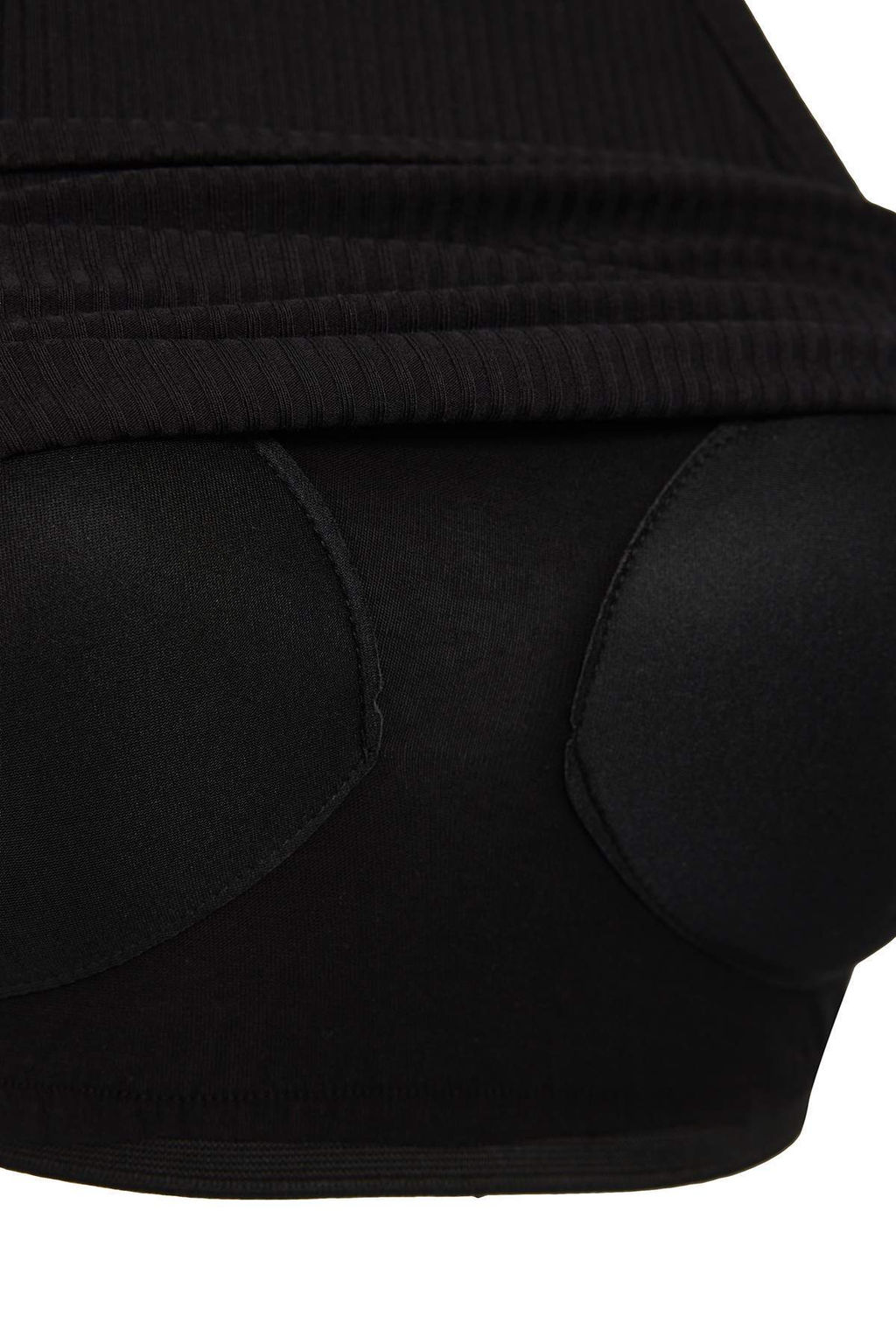TRENDYOLMILLA Siyah Ici Pedli Bra Detayl? Fitted/Vucuda Oturan Orme Atlet TWOSS25AL00026  фото 4