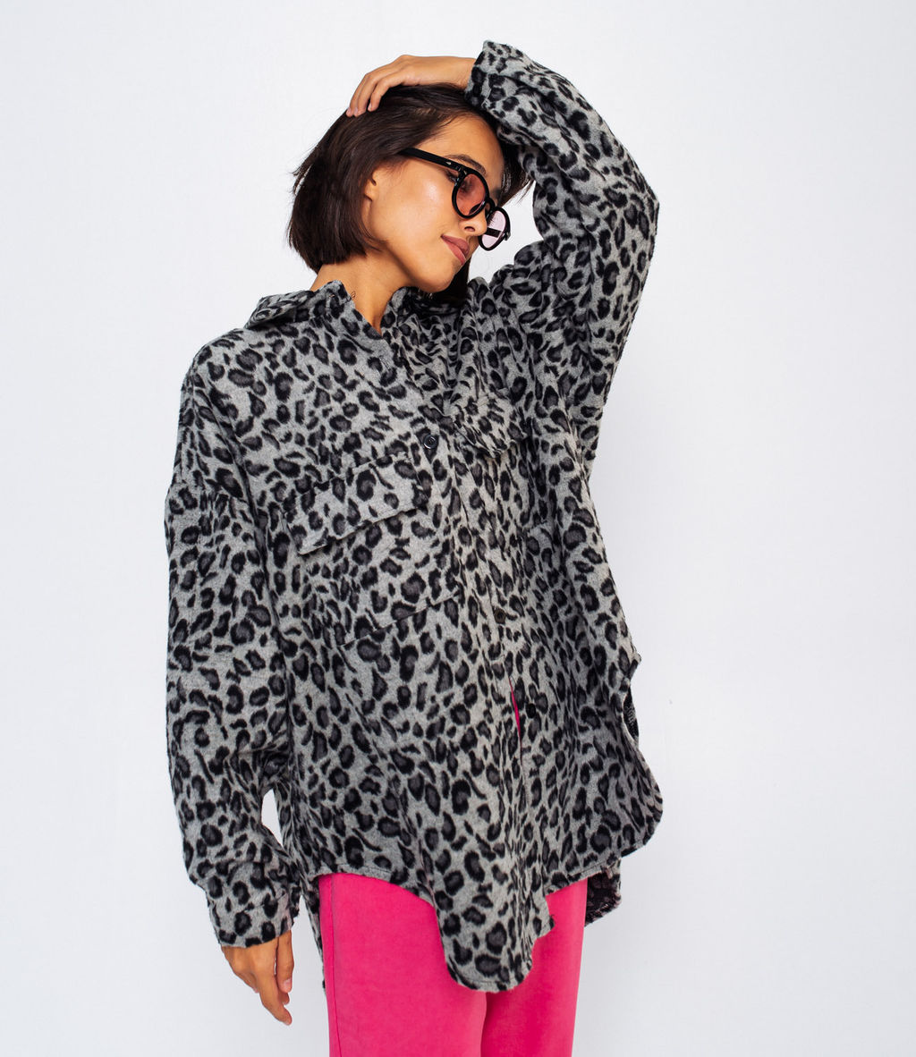 Рубашка #КТ21025, серый - Dommod фото 2