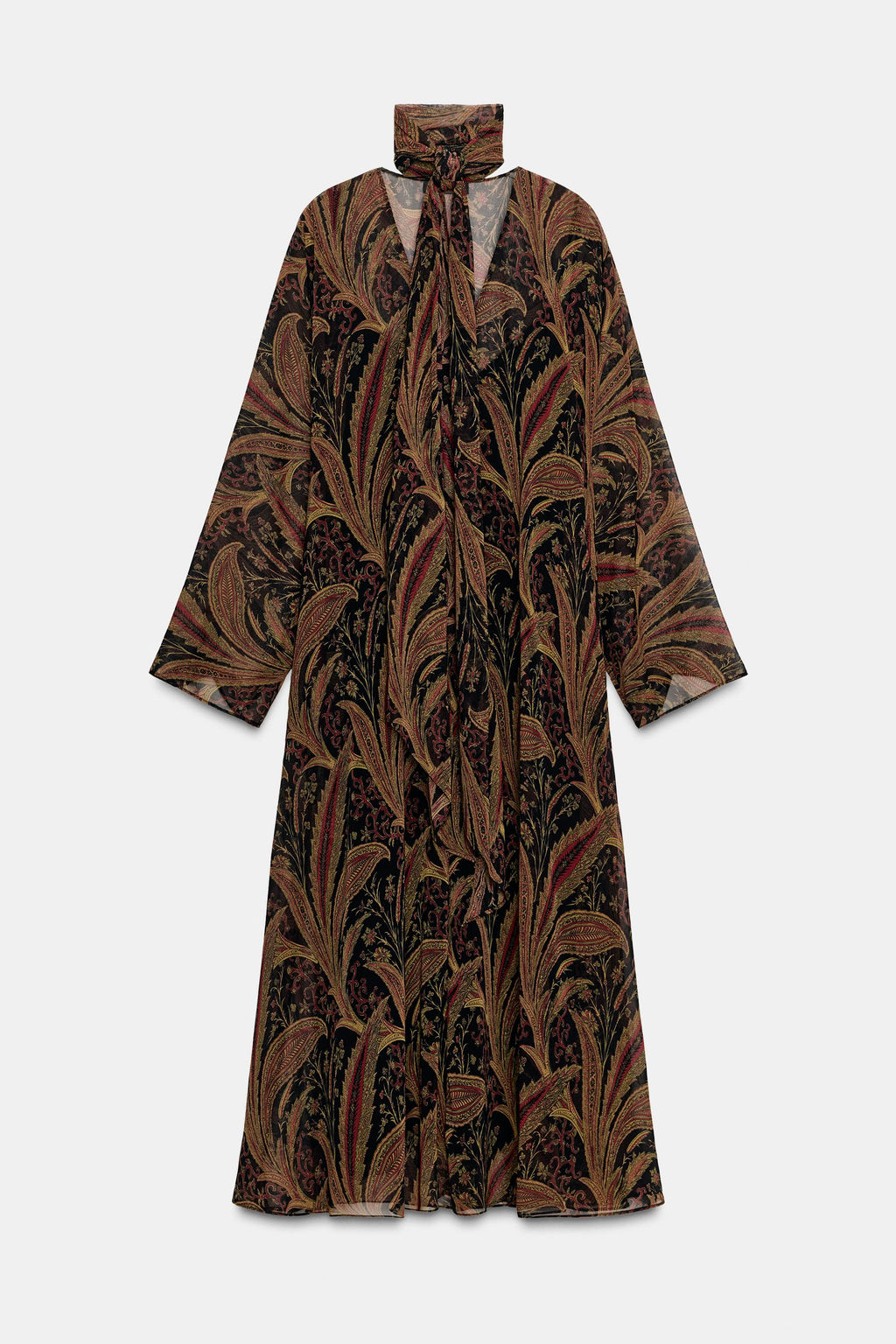 ZW COLLECTION PAISLEY SCARF DRESS - Zara фото 5