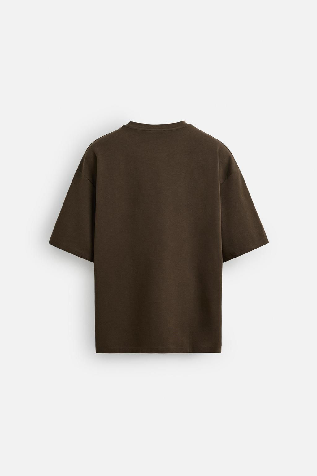 EMBOSSED PATCH T-SHIRT - Zara фото 8