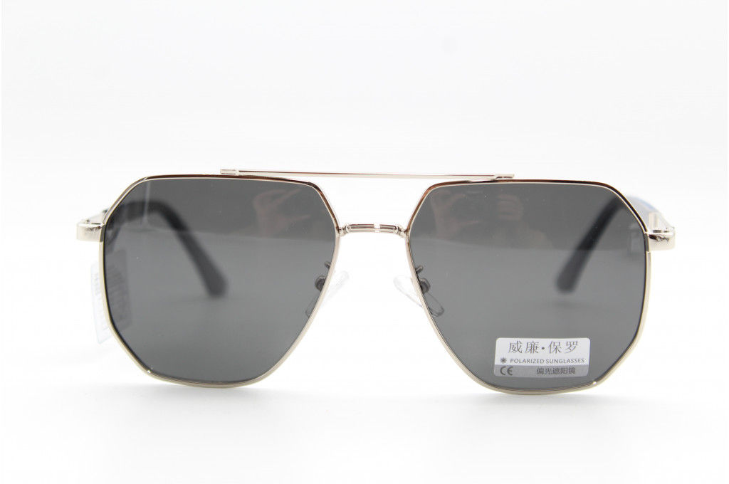Солнцезащитные очки WILIBOLO (Polarized) 8009 57-15-142 С5 Серебро
